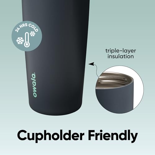 Owala FreeSip Sway Stainless Steel Water Bottle 30 oz Foggy Tide - color: Foggy Tide, size: 30 Ounces