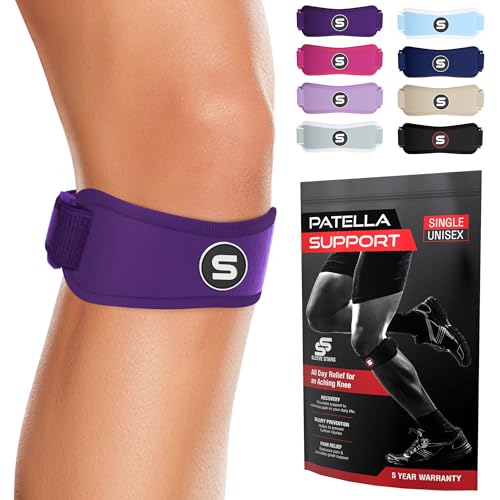 Sleeve Stars Patella Knee Strap and Turmeric Curcumin Supplement Bundle Patellar Tendon Support Knee Brace for Running Sports Arthritis Knee Pain Relief Osgood Schlatter Runner’s Knee Joint Support Mo
