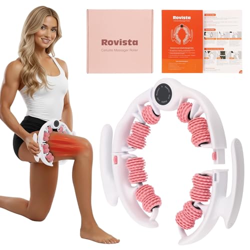 Anti Cellulite Massage Tool - Ergonomic Cellulite Remover for Legs and Arms with Detachable Handles - Smooth-Glide Lymphatic Drainage Massager for Boost Confidence and Tightened Skin(Pink) - color: Pink