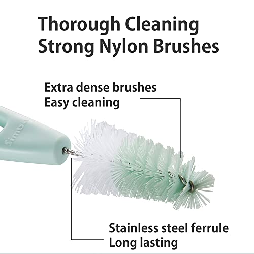 Simba Rotary Nipple Brush (Green, Set of 2) - color: Green