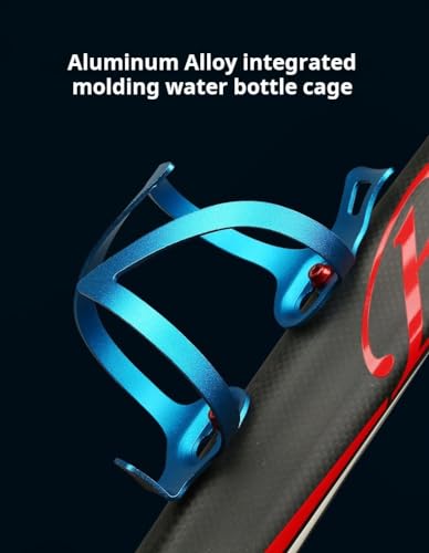 Aluminum Bike Water Bottle Holder, Water Bottle Cages for Bike (Blue) - color: Blue