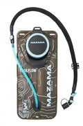 Trailflow-88TZ Hydration Bladder by Mazama Designs. Leakproof, Easy to Clean and Fill Water Reservoir BPA Free, Fits Most Hydration Backpacks. Great for Running Hiking Camping Cycling. (3L)