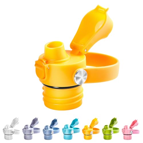 XACIOA Replacement Flip Lid for Hydro Flask Standard Mouth Bottle - color: Yellow