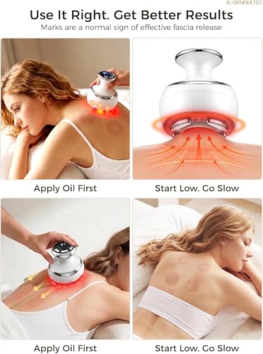 Cupping Massager & Gua Sha, Lymphatic Drainage Massager