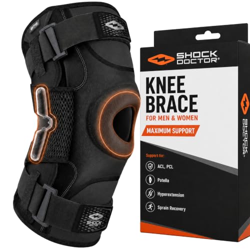 Shock Doctor Knee Brace for Men Hinged Knee Brace for Women, Knee Support - size: X-Large
