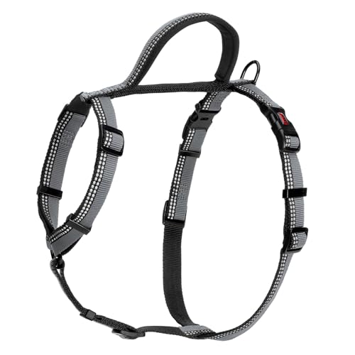 Halti Dog Walking Harness | Size S, Black | Ideal for Puppy Walks - color: Black/Grey, size: Small