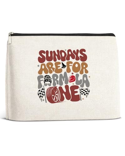 F1 Makeup Bag Gifts for Women, F1 Racing Gifts for Race Lovers - color: Formula 1