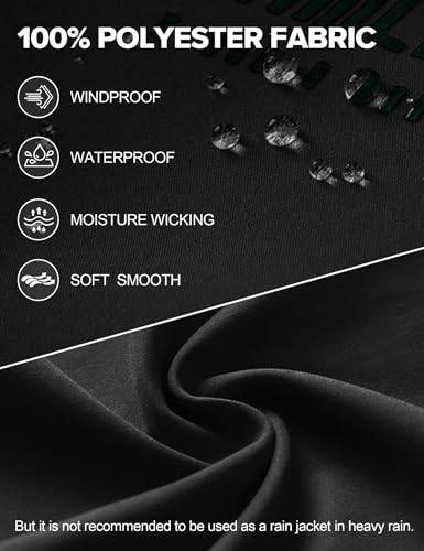 LAMEDA Cycling Jacket for Men Women, Windproof Lightweight Packable Cycling Windbreaker Bicycle Clothing Jacket - color: Bk Jacket, size: Small