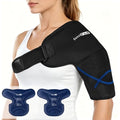 SuzziPad Shoulder Ice Pack Wrap for Pitcher Muscle Discomfort, 2 Packs, M - size: Middle
