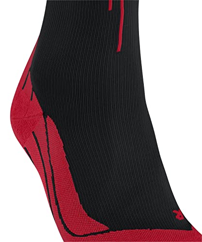 FALKE Men's Impulse Running Socks, Knee High, Stabilizing, 1 Pair - color: Black (Black 3008), size: 6.5-9