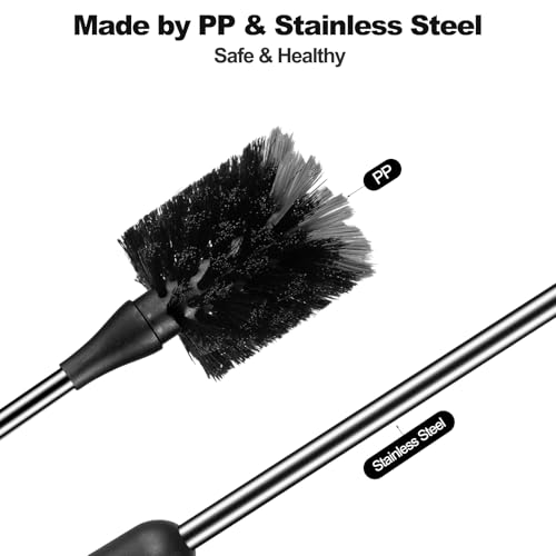 4 Pack Bottle Brush, Long Scrub Cleaning Brushes with Straw & Lid Brushes - size: 4