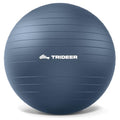 Trideer Yoga Ball for Exercise, Pregnancy, Exercise Ball, Pump Included - color: Navy Blue, size: L(23-26ines/58-65cm)