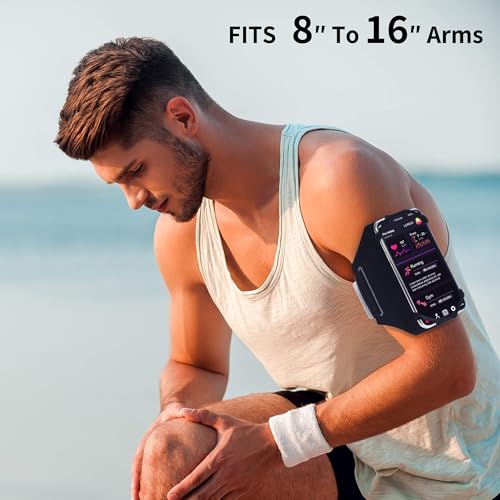 10 Pack Cell Phone Holder Armband : Adjustable Strap Arm Bands Case Compatible with iPhone 15 14 13 12 11 Mini Pro Max Plus Samsung Galaxy Pixel for Workout Exercise Sports - color: 10 Pack Black Armband