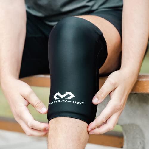 McDavid Knee/Thigh Ice & Hot Therapy Compression Sleeve, Injury Recovery - size: Large
