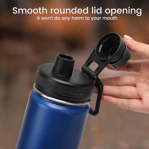 Spout Lid Replacement for Hydro Flask Wide Mouth 12, 16, 18, 32, 40, 64 OZ, Chug Lid for Thermoflask with Handle, Replacement Lid for Wide Mouth Water Bottle 2.28in - color: Spout Lid-B