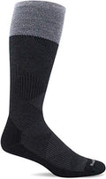 Sockwell Men's Diamond Dandy Moderate Graduated Compression Sock - color: Black, size: Large-X-Large