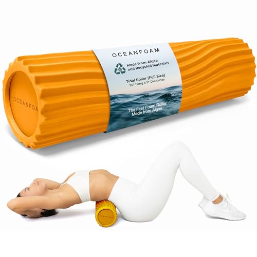 Oceanfoam Tidal Roller - Muscle Massage Foam Roller for Exercise (Gold) - color: Gold