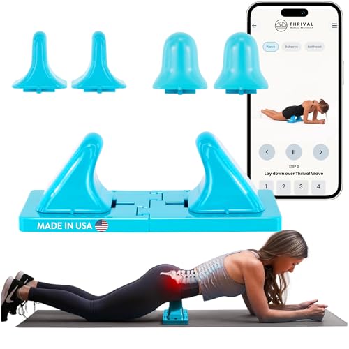 Thrival Deep Tissue Pro, Psoas Muscle Release Tool, Patented, Blue - color: Blue, size: Thrival Deep Tissue Pro
