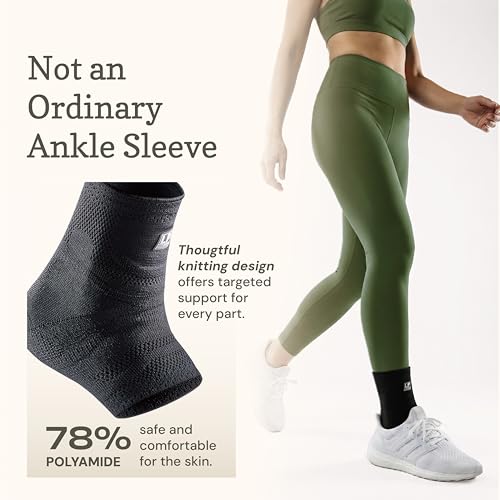 LP 116XT Target Compression Ankle Brace Sleeve for Men & Women - color: Black, size: X-Large