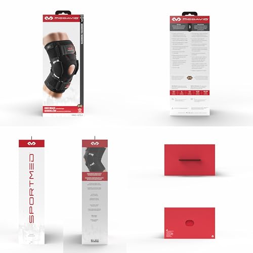 McDavid Hinged Knee Brace for Men & Women, Maximum Knee Support & Compression for Stability & Recovery, Ligament, Hyperextension Support - SMALL - size: Small