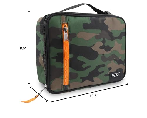 PackIt Freezable Classic Lunch Box, Camo - color: Camo
