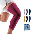 LP 667 Full Length Compression Leg Sleeve for Men & Women - color: Burgundy, size: Small