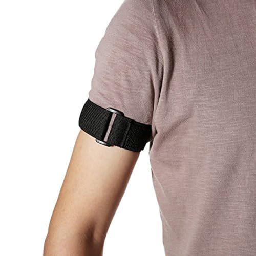Universal Elastic Adjustable Sport Armband Strap for All Models of iPod with Silicone or MP3 or Leather Case and Multifunctional Outdoor Arm Bag with Armband Slots (2-Pack, Black) - size: 2 Pack