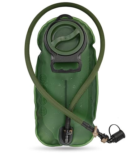 MARCHWAY Ultra Durable TPU Hydration Bladder with Insulated Tube, 2.5L/3L - color: Green, size: 3L