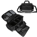 First Aid Bag Medical Empty Bag Emergency Responder Trauma Bag Empty, Professional First Aid Kits Storage Medical Bag with Inner Dividers and No-Scratch Bottom Home Health - color: Black, size: 21.65" x 17.72"x 11.81"