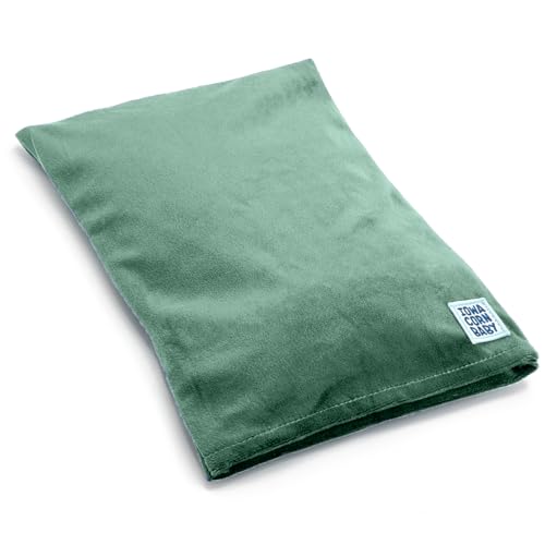 Microwave Heating Pad - Moist Heat Warm Compress for Back, Neck and Cramps - color: Morning Dew