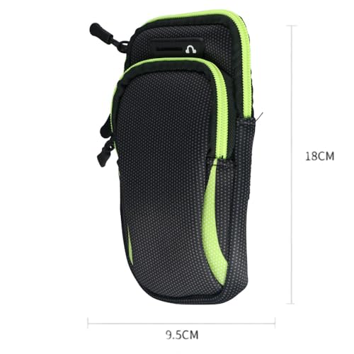 Leadigol Phone Arm Bands for Running, Women Men Armband Cell Phone Holder,Arm Bands on Exercise Workout Gym,Adjustable Strap Pouch, Running Armband Cell Phone Holder,Key Pouch Bag