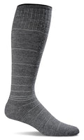Sockwell Men's Circulator Moderate Graduated Compression Sock - color: Charcoal, size: Large-X-Large