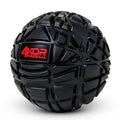 4KOR Massage Balls for Trigger Point Therapy - Myofascial Release Ball - Muscle Relief for Back, Neck, Shoulder, Foot Pain - Fitness Massage Balls for Mobility - Deep Tissue Release Ball - style: 3.2in Grippy Roller Ball