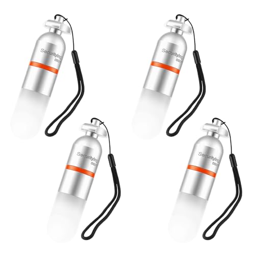 SecurityIng 4 Pcs Scuba Dive Strobe Signal Light, 4 Pcs - White - color: White