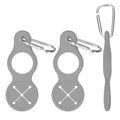 Water Bottle Hanging Buckle Clip [PCS] - Water Cup Holder with Towel Hook for Bike Portable Secure Bottle Holder - color: Grey