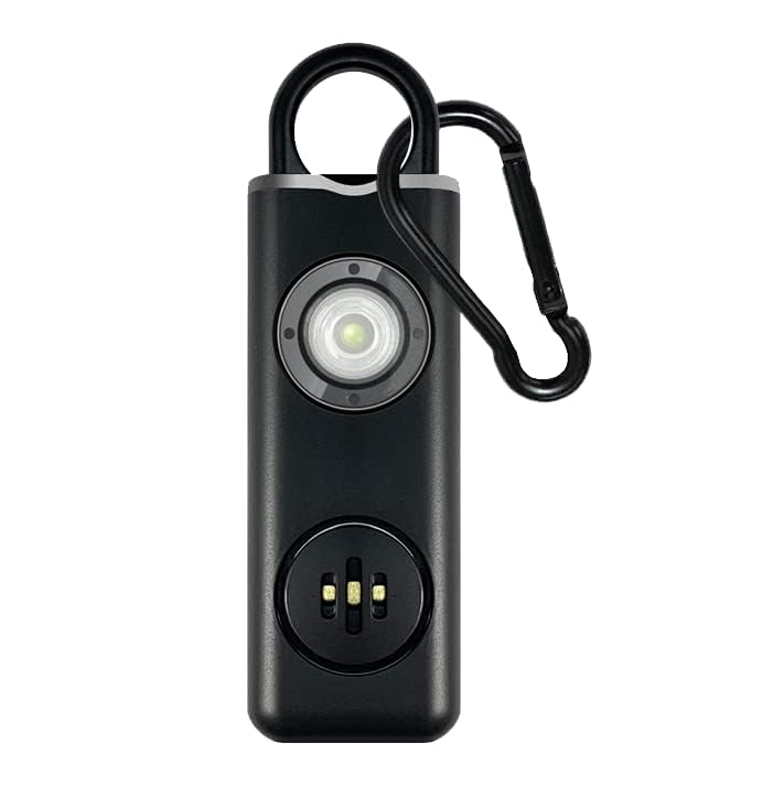Rechargeable Personal Safety Alarm for Women | 130dB Loud Siren with Strobe Light & Flashlight | Self Defense Keychain for Girls, Elderly & Night Safety – Compact & Easy to Carry