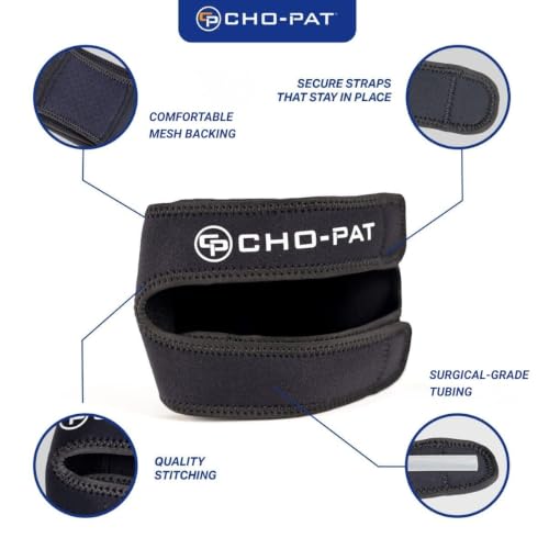 Cho-Pat Dual Action Lite, Knee Support Strap for Tendonitis, Small/Medium - size: Small/Medium