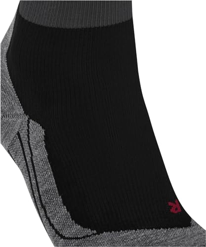 FALKE Women's RU Compression Running Socks, 1 Pair - color: Black (Black-mix 3010), size: 9.5-10.5