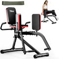 Hip Abductor Machine for Women/Men, Compact Glute Machine & Leg Exercise Equipment with Resistance Band, 6-Level Adjustable Booty Builder for Home Gym, Ultra Quiet, 360° Adjustable Leg Pads