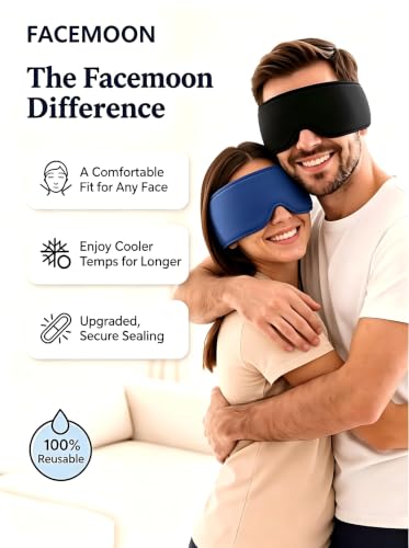 Cooling Gel Eye Mask for Puffy Eyes, Migraine & Headache Relief, Full Eye-Area Cold Compress for Eyes & Temples, FSA Eligible HSA Reusable Eye Ice Pack for Swelling & Post-Surgery Recovery - color: Black