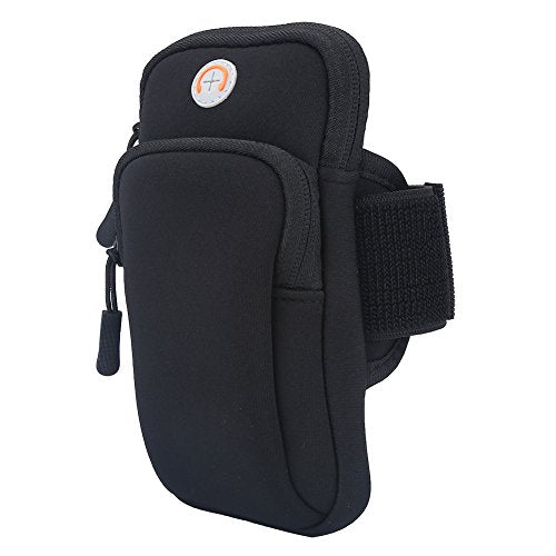 Armband Phone Holder for Running, Adjustable Sports Arm Bag with Key Pocket for, Gym Workout, Cycling, Fitness up to 6 inch