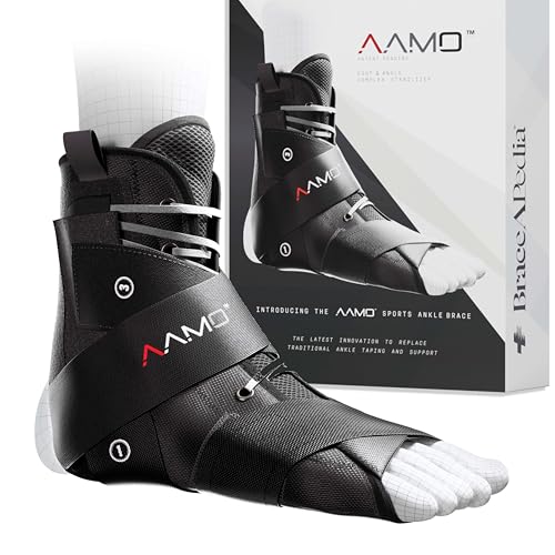 AAMO Sport Lace Up Ankle Brace, Size S - size: Small