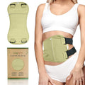 Langsprit Castor Oil Pack Wrap for Liver Detox and Inflammation - Organic - color: Mustard Yellow
