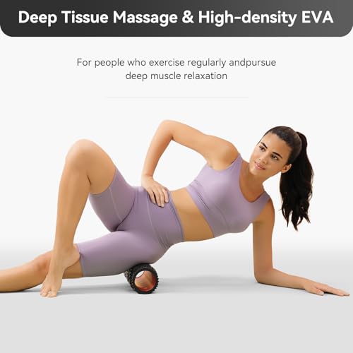 SUBCULTUREPICK Foam Roller High-Density Rollers, Deep Tissue Muscle Massage - color: Black