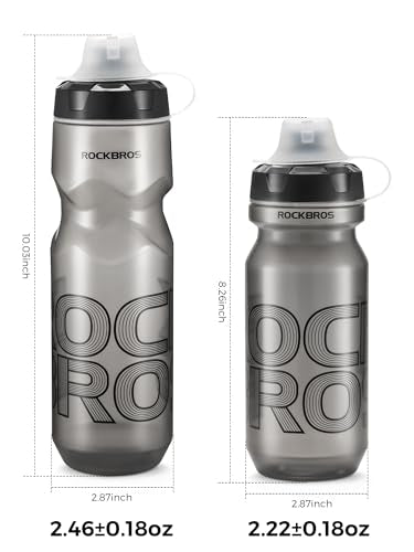 ROCKBROS Bike Water Bottle 20oz - color: Heart-shaped Brown