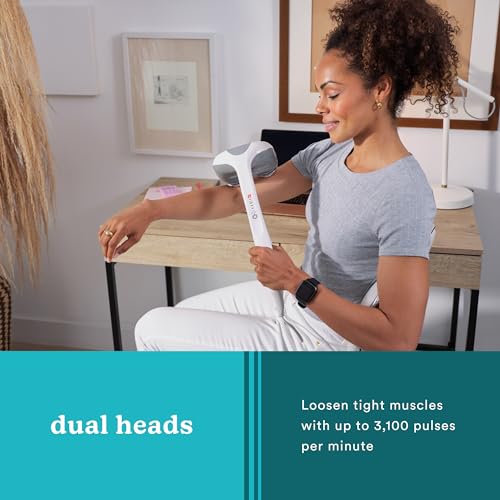 HoMedics Back Massager Heated Automatic Percussion Body Massager, Large (Pack of 4) - size: Large (Pack of 4)