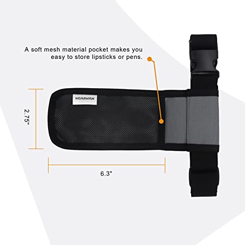 Massage Oil Holster, Adjustable and Durable Massage Holster, Bag only, Bottle not Included - color: Gray