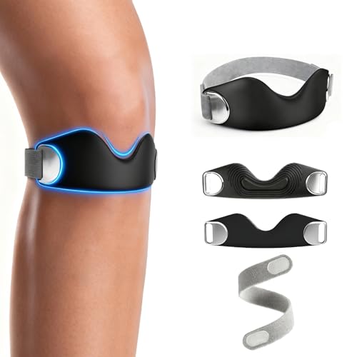 Knee Strap 2-Pack, Adjustable Patella Band for Knee Pain Relief & Patellar Tendonitis Support, Non-Slip Fit for Running, Basketball, Gym, Squats, Hiking, Workouts