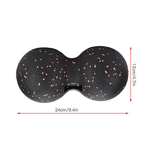 Peanut Massage Ball, 24x12cm Back Leg Massage Roller - color: Camouflage, size: 24x12cm double balls