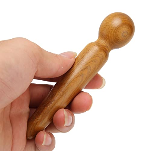 Dioche Reflexology Foot Massage Wooden Stick, Wood Health Treatment Traditional Tool Manual Massager for Travel
